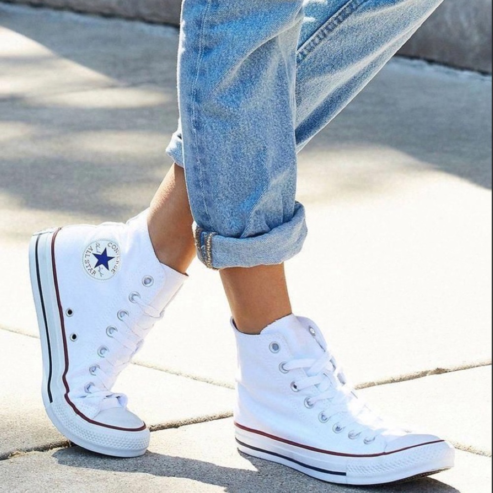 White High Top Converse